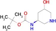tert-butyl rac-[(3S,5S)-5-hydroxy-3-piperidinyl]carbamate
