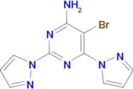 5-Bromo-2,6-di(1H-pyrazol-1-yl)pyrimidin-4-amine