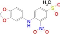 N-[4-(methylsulfonyl)-2-nitrophenyl]-1,3-benzodioxol-5-amine