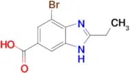 7-Bromo-2-ethyl-1H-benzo[d]imidazole-5-carboxylic acid