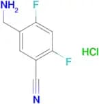 5-(aminomethyl)-2,4-difluorobenzonitrile hydrochloride