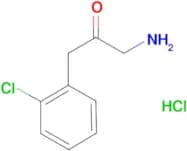 1-amino-3-(2-chlorophenyl)propan-2-one hydrochloride