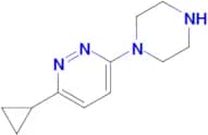 3-cyclopropyl-6-(piperazin-1-yl)pyridazine