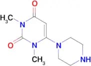 1,3-dimethyl-6-(piperazin-1-yl)-1,2,3,4-tetrahydropyrimidine-2,4-dione
