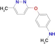N-methyl-4-((6-methylpyridazin-3-yl)oxy)aniline