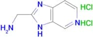 1-{3H-imidazo[4,5-c]pyridin-2-yl}methanamine dihydrochloride