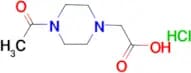 2-(4-acetylpiperazin-1-yl)acetic acid hydrochloride