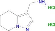 1-{4H,5H,6H,7H-pyrazolo[1,5-a]pyridin-3-yl}methanamine dihydrochloride