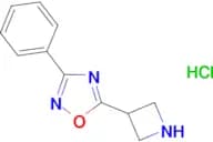 5-azetidin-3-yl-3-phenyl-1,2,4-oxadiazole hydrochloride