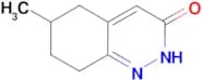 6-methyl-2,3,5,6,7,8-hexahydrocinnolin-3-one