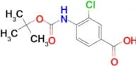 4-[(tert-butoxycarbonyl)amino]-3-chlorobenzoic acid