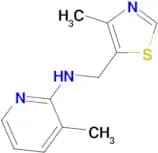3-methyl-N-[(4-methyl-1,3-thiazol-5-yl)methyl]pyridin-2-amine