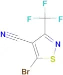 5-bromo-3-(trifluoromethyl)-1,2-thiazole-4-carbonitrile
