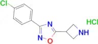 5-azetidin-3-yl-3-(4-chlorophenyl)-1,2,4-oxadiazole hydrochloride