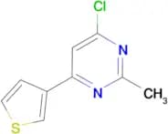 4-chloro-2-methyl-6-(thiophen-3-yl)pyrimidine