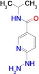 6-hydrazinyl-N-(propan-2-yl)pyridine-3-carboxamide