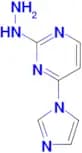 2-hydrazinyl-4-(1H-imidazol-1-yl)pyrimidine