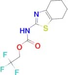 2,2,2-trifluoroethyl N-(4,5,6,7-tetrahydro-1,3-benzothiazol-2-yl)carbamate