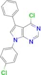 4-chloro-7-(4-chlorophenyl)-5-phenyl-7H-pyrrolo[2,3-d]pyrimidine