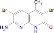 7-amino-3,6-dibromo-4-methyl-1,8-naphthyridin-2-ol