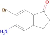 5-Amino-6-bromo-2,3-dihydro-1H-inden-1-one