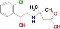 3-((2-(2-Chlorophenyl)-2-hydroxyethyl)amino)-3-methylbutanoic acid