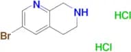 3-Bromo-5,6,7,8-tetrahydro-1,7-naphthyridine dihydrochloride