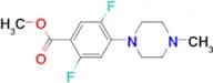 methyl 2,5-difluoro-4-(4-methylpiperazin-1-yl)benzoate