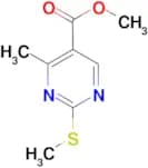 methyl 4-methyl-2-(methylthio)pyrimidine-5-carboxylate