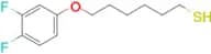 6-(3,4-Difluorophenoxy)hexane-1-thiol