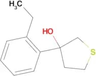 3-(2-Ethylphenyl)thiolan-3-ol