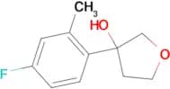 3-(4-Fluoro-2-methylphenyl)oxolan-3-ol