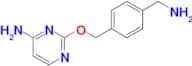 2-((4-(Aminomethyl)benzyl)oxy)pyrimidin-4-amine