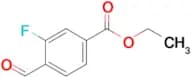 Ethyl 3-fluoro-4-formylbenzoate