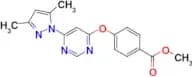 Methyl 4-((6-(3,5-dimethyl-1H-pyrazol-1-yl)pyrimidin-4-yl)oxy)benzoate