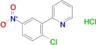2-(2-Chloro-5-nitrophenyl)pyridine hydrochloride