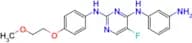 N4-(3-Aminophenyl)-5-fluoro-N2-(4-(2-methoxyethoxy)phenyl)pyrimidine-2,4-diamine