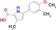 5-(4-Methoxy-3-methylphenyl)-3-methyl-1H-pyrrole-2-carboxylic acid
