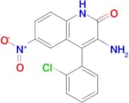 3-Amino-4-(2-chlorophenyl)-6-nitroquinolin-2(1H)-one