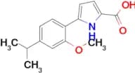 5-(4-Isopropyl-2-methoxyphenyl)-1H-pyrrole-2-carboxylic acid
