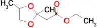 Ethyl 2-(2,4-dimethyl-1,3-dioxolan-2-yl)acetate