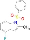 4-Fluoro-2-methyl-1-phenylsulfonyl-1H-indole
