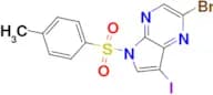 2-bromo-7-iodo-5-(4-methylbenzenesulfonyl)-5H-pyrrolo[2,3-b]pyrazine