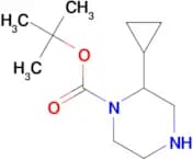 tert-butyl 2-cyclopropylpiperazine-1-carboxylate