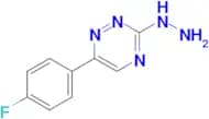 6-(4-Fluorophenyl)-3-hydrazinyl-1,2,4-triazine