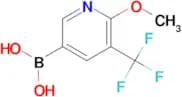 [6-Methoxy-5-(trifluoromethyl)pyridin-3-yl]boronic acid