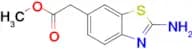 Methyl 2-(2-aminobenzo[d]thiazol-6-yl)acetate
