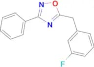 5-(3-Fluoro-benzyl)-3-phenyl-[1,2,4]oxadiazole