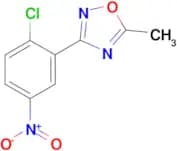3-(2-Chloro-5-nitro-phenyl)-5-methyl-[1,2,4]oxadiazole