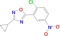 5-(2-Chloro-5-nitro-phenyl)-3-cyclopropyl-[1,2,4]oxadiazole
